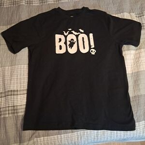 Wonder Nation Black 'Boo!' Graphic Tee